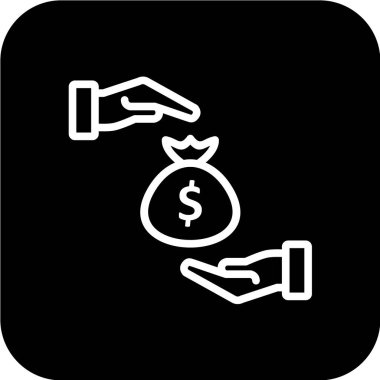 Dolar ve para vektör simgesi