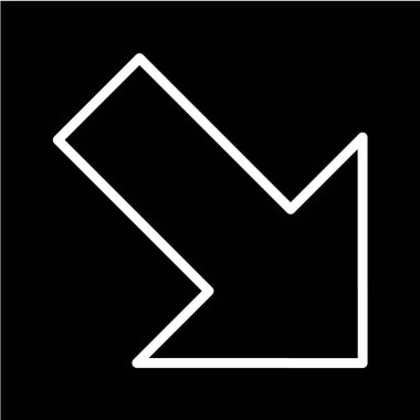 ok simgesinin vektör illüstrasyonu