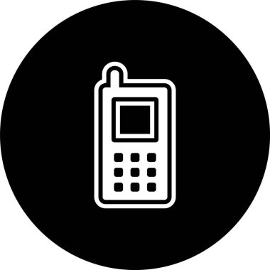  Cep Telefonu Simgesi Moda Biçiminde İzole Arkaplan