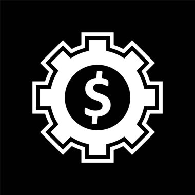 İş Çalışanları Simgesi Moda Biçiminde İzole Arkaplan 