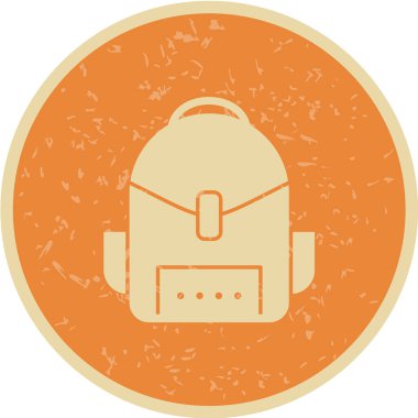 beyaz arkaplanda kamp konsepti vektör simgesi 