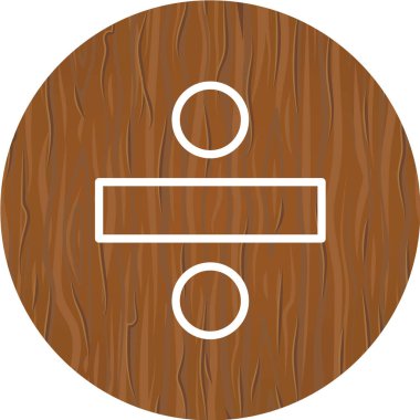 Simgeyi Moda Biçimli İzole Arkaplanda Böl