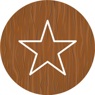 Moda biçimi izole edilmiş arkaplan yıldız simgesi