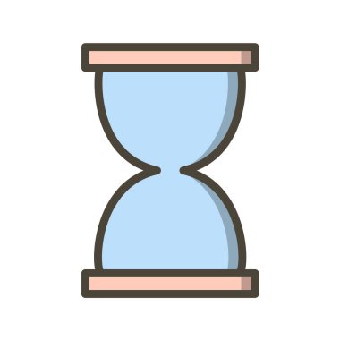 kum saati ikonu vektör illüstrasyonu