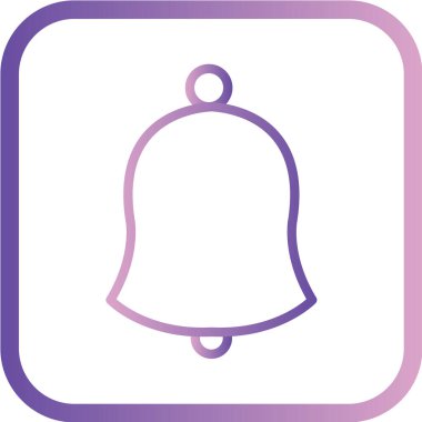 Çan simgesi vektör illüstrasyonu