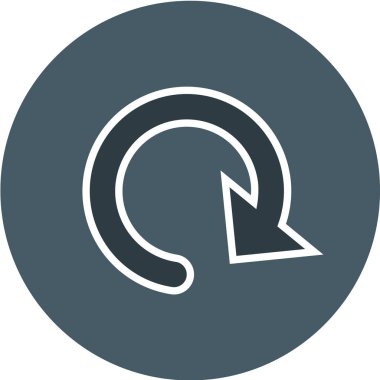 Ok işareti vektör simgesi. yön sembolü.