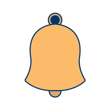 Çan simgesi vektör illüstrasyonu