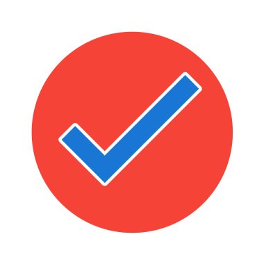 işaret simgesini işaretle, vektör illüstrasyonu