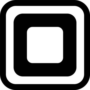 Moda Biçimli Ayırılmış Arkaplanda Simgeyi Durdur