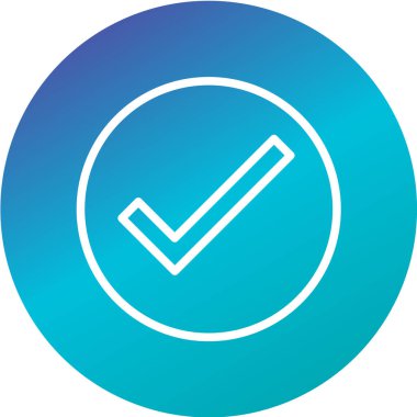 İşaretleme simgesinin vektör illüstrasyonu