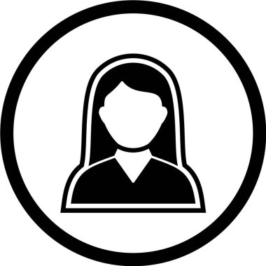 kullanıcı simgesi siyah, vektör