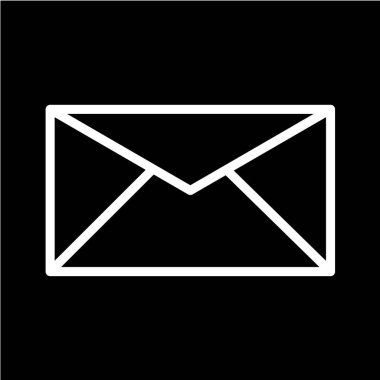 beyaz arkaplanda siyah simge izole edildi