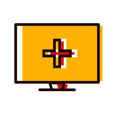 bilgisayar simgesi, vektör illüstrasyonu