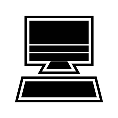 Moda Biçimli Bilgisayar Simgesi Ayrı Arka Gruplandırılmış