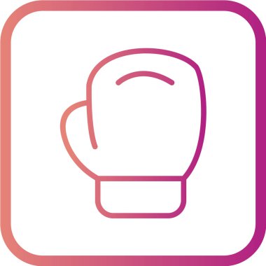 Modern b 'nin vektör illüstrasyonu boks ikonundan yoksun