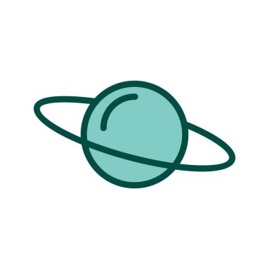 Moda Biçiminde Satrun Simgesi İzole Arkaplan