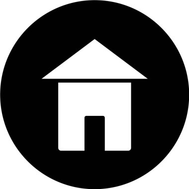 beyaz arkaplanda siyah simge izole edildi