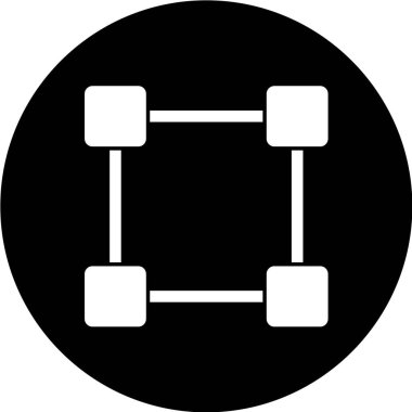 Modern simgenin vektör illüstrasyonu