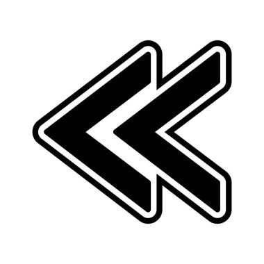 Moda Biçimli Ayrı Arkaplanda Önceki Simge