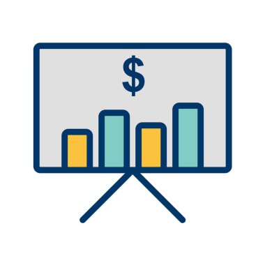 iş grafiği vektör illüstrasyonu