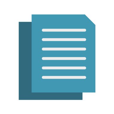 belge simgesi vektör illüstrasyonu