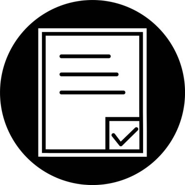  Görev Simgesi Moda Biçiminde İzole Arkaplan 