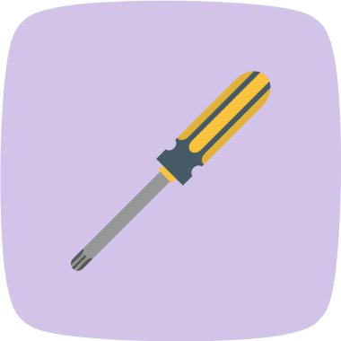 Tornavida simgesinin vektör çizimi