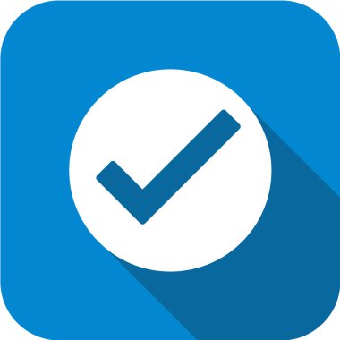 işaret simgesini işaretle, vektör illüstrasyonu