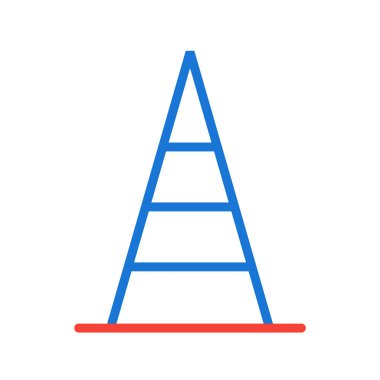 Koni Simgesi Moda Biçiminde İzole Arkaplan      