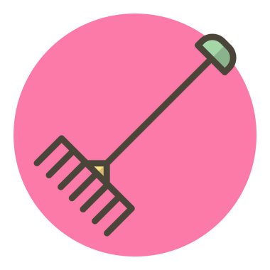 Moda Biçiminde Tırmık Simgesi İzole Arkaplan      