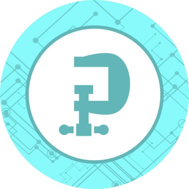 Moda Biçimli Vize Simgesi İzole Arkaplan      