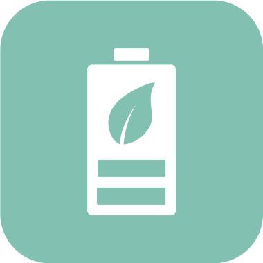 Eko enerji vektörü simgesi