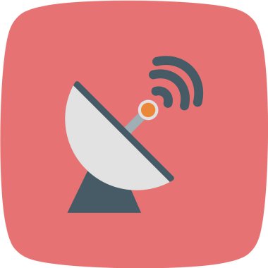 uydu anten vektör simgesi