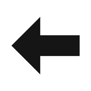 ok işareti simgesi, vektör çizimi