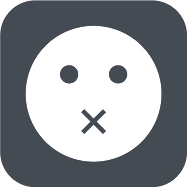 Moda Biçimli Emoji Simgesi İzole Arkaplan 