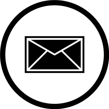 E- posta simgesinin vektör illüstrasyonu