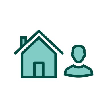 Moda Biçimli Ajan Simgesi Ayrı Arka Gruplandırılmış