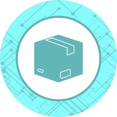 Paket Simgesi Moda Biçimli Ayrı Arka Gruplandırılmış