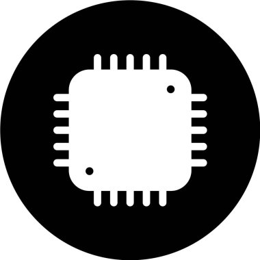 devre kartı simgesi vektör illüstrasyonu