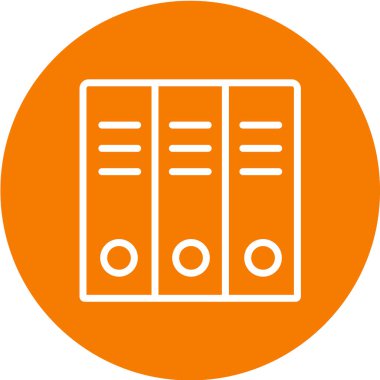 turuncu ve sarı uzun gölgeli düz simge