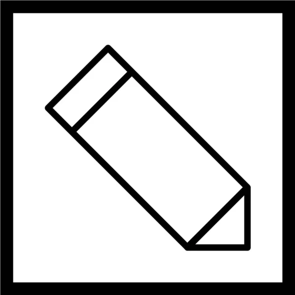 Icône Noire Isolée Sur Fond Blanc — Image vectorielle