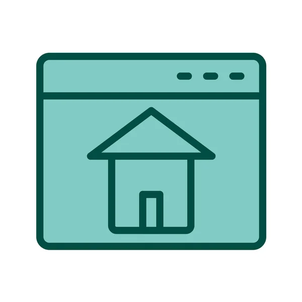 Home Pictogram Vector Illustratie — Stockvector