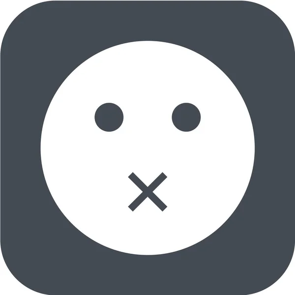 Emoji Ikona Módním Stylu Izolované Pozadí — Stockový vektor