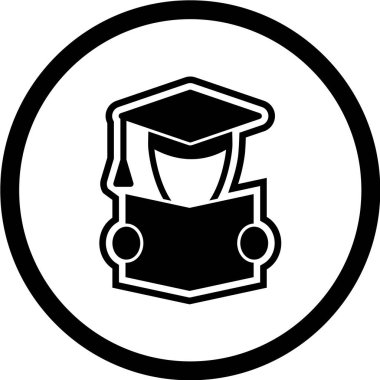 Eğitim simgesinin vektör illüstrasyonu