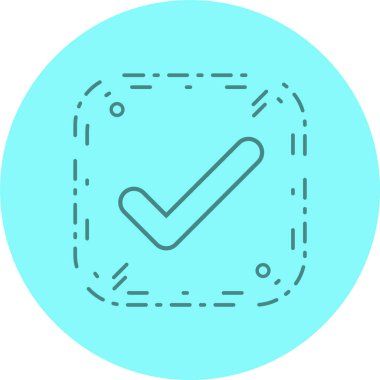 Moda Biçimli Kene Simgesi İzole Arkaplan