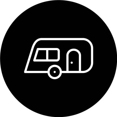 Modern b 'nin vektör çizimi seyahat simgesinden yoksun