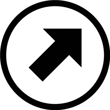 ok simgesi vektör illüstrasyonu