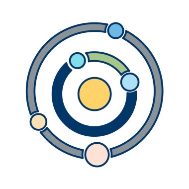 Seo ve ağ bağlantısının vektör illüstrasyonu