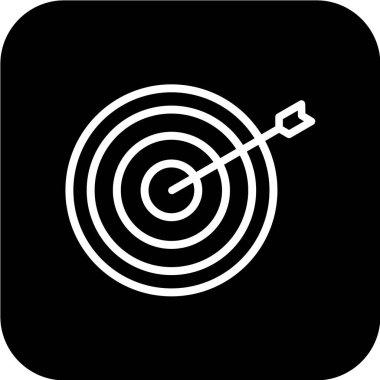 Hedef simgenin vektör illüstrasyonu