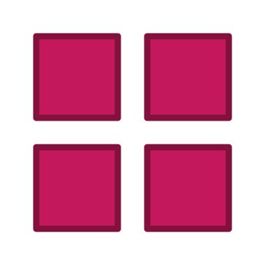 Moda Biçimli Ayırılmış Arkaplanda Simge Uygular